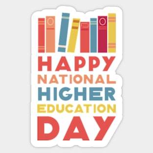 NATIONAL HIGHER EDUCATION DAY Sticker